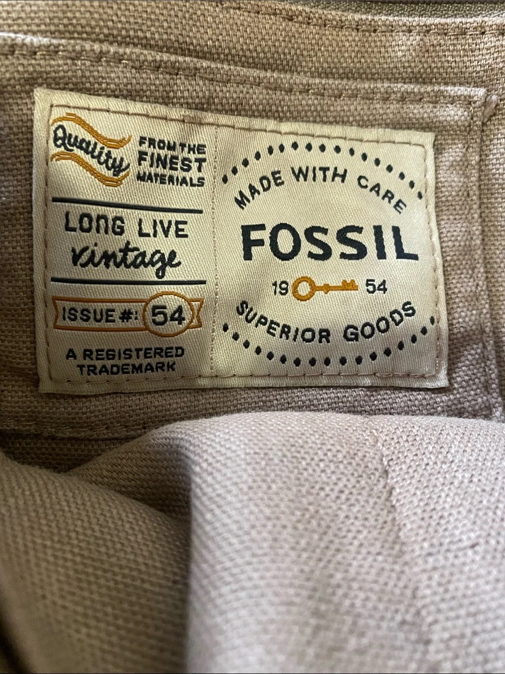 Leather Messenger Bag in Brown